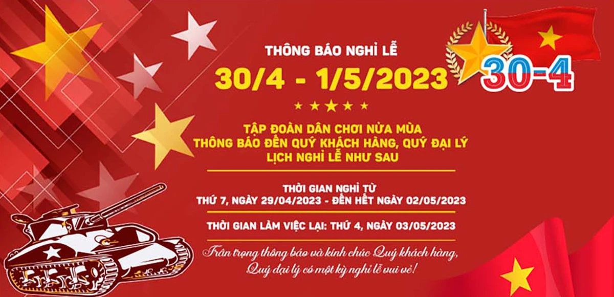 Giải phóng Miền Nam (30/4) & Quốc Tế Lao Động (1/5) #49