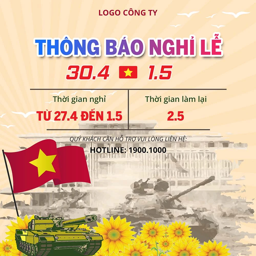 Giải phóng Miền Nam (30/4) & Quốc Tế Lao Động (1/5) #72
