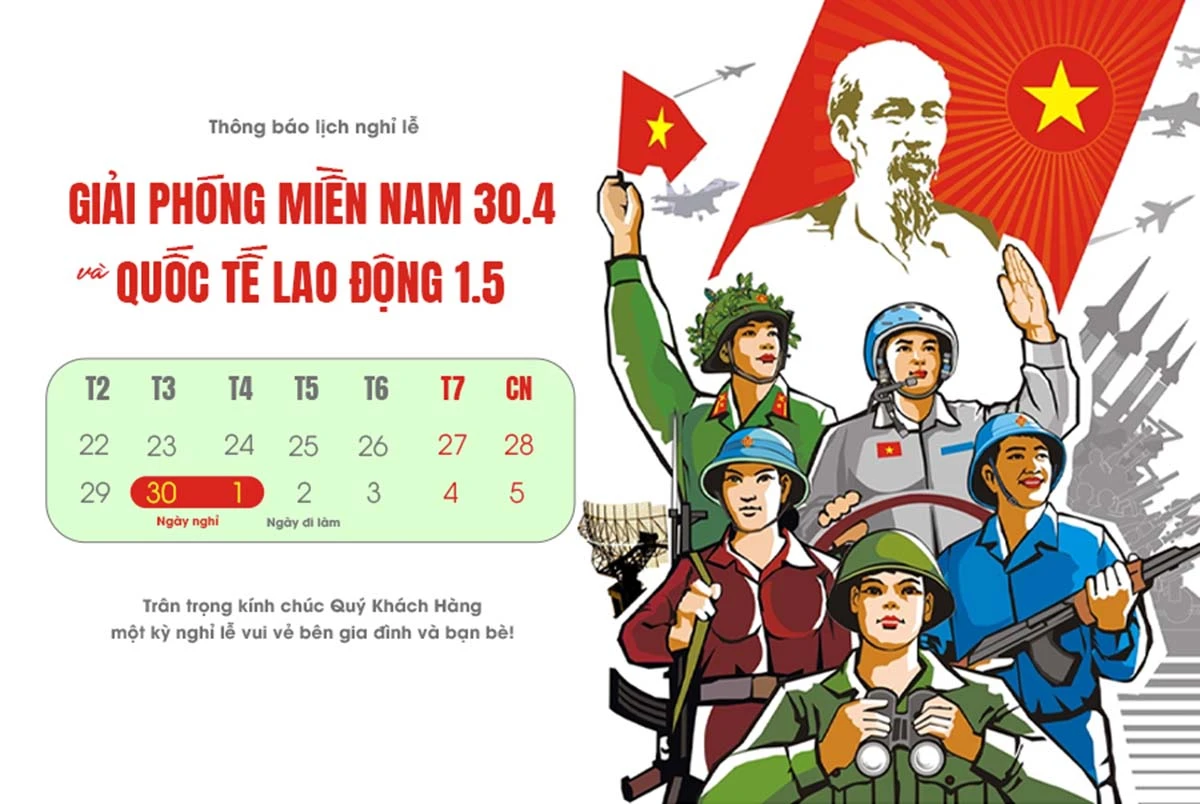 Giải phóng Miền Nam (30/4) & Quốc Tế Lao Động (1/5) #89