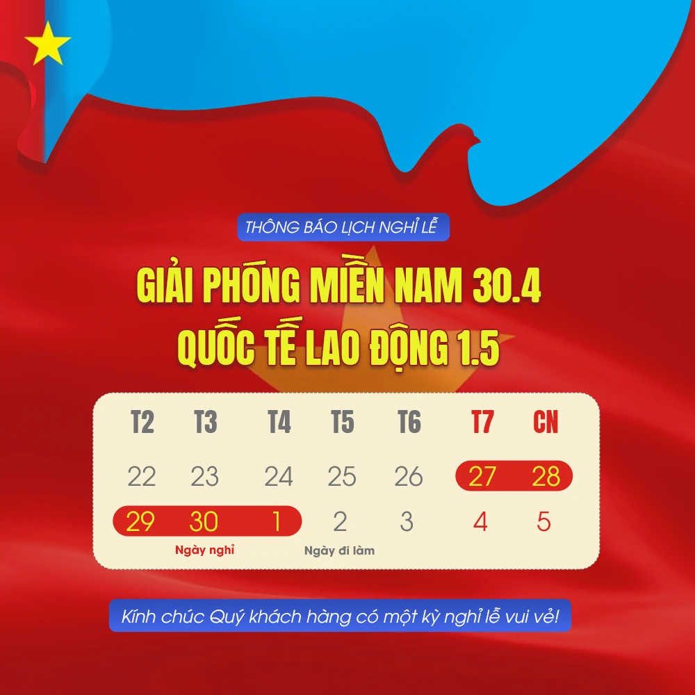Giải phóng Miền Nam (30/4) & Quốc Tế Lao Động (1/5) #95