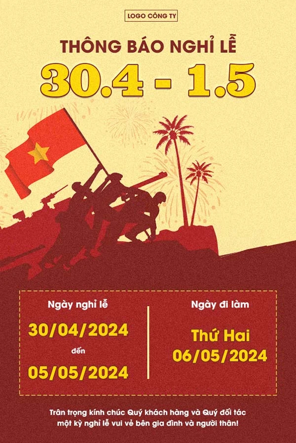 Giải phóng Miền Nam (30/4) & Quốc Tế Lao Động (1/5) #135