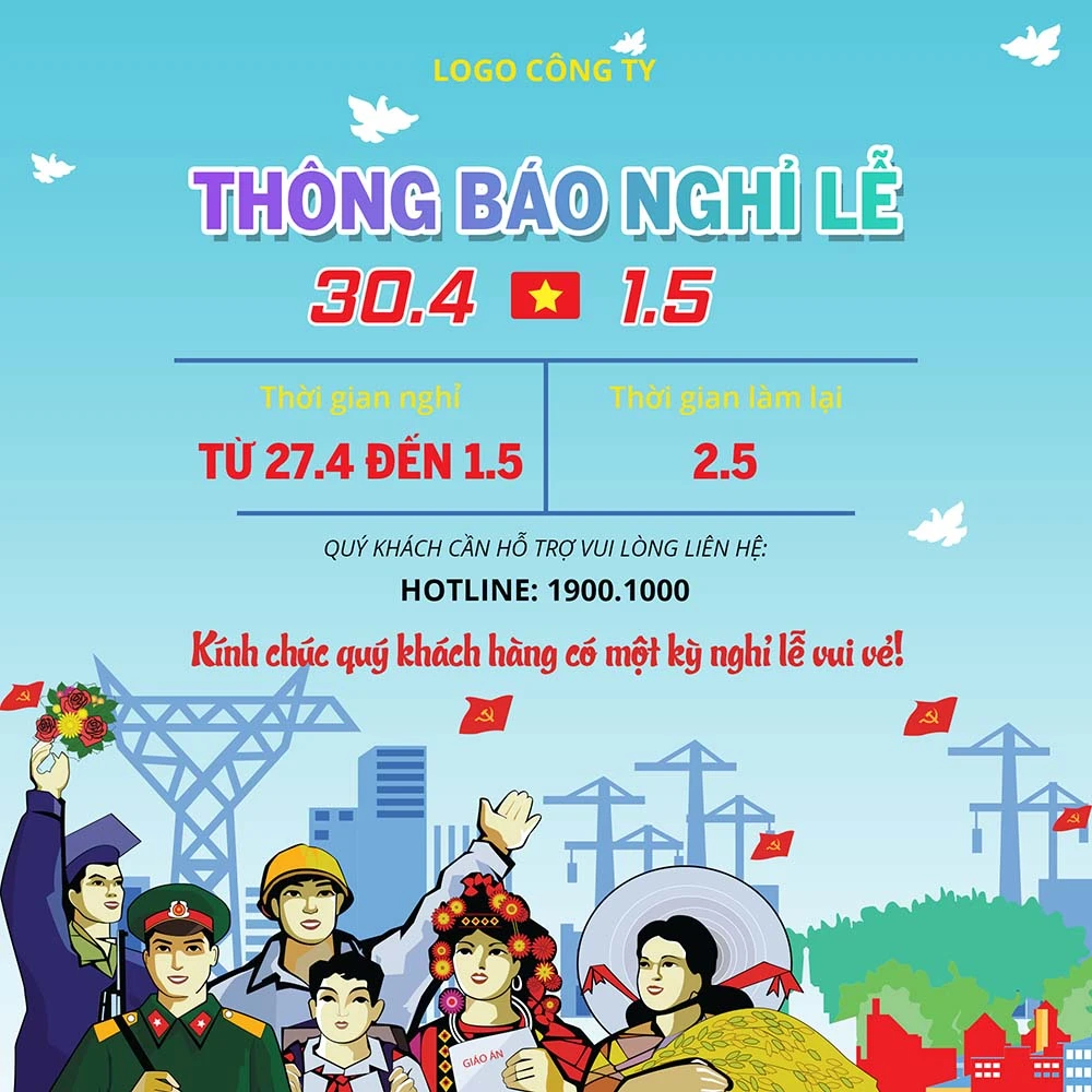 Giải phóng Miền Nam (30/4) & Quốc Tế Lao Động (1/5) #142
