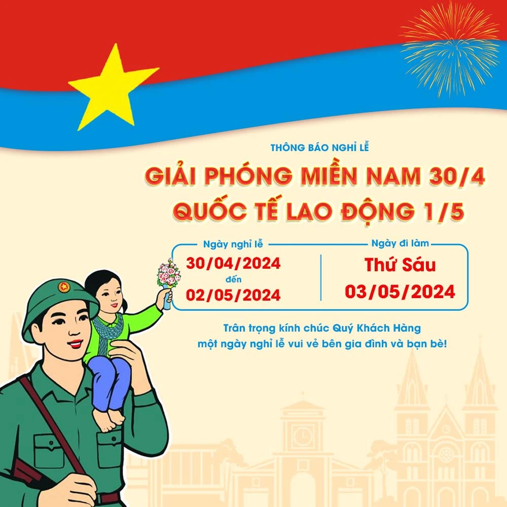 Giải phóng Miền Nam (30/4) & Quốc Tế Lao Động (1/5) #145